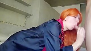 Lunalure - Redhead Uses Her Magic To Suck Cock And Get Fucked