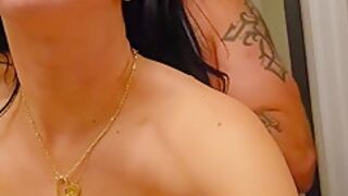 Perfect Milf Records Herself Getting Fucked Hard In The Bathroom, Real Orgasms Until She Squirts