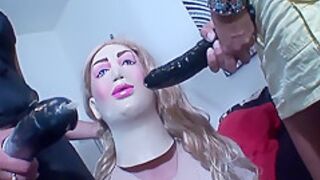 White Doll Taken Hard With Dildo