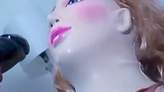 White Doll Taken Hard With Dildo