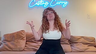 Casting Curvy In Busty Squirting Red Head