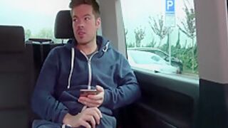 Blonde Easy Convinced To Fuck In Driving Van With Stranger 7 Min