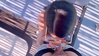 Amanda Rabbit And Daniel Lopez In Sex With A Stranger On The Terrace Of An Outdoor Hotel Free 10 Min