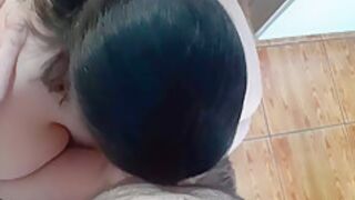 Amateur Bbw Blowjob Ends With Cum In Mouth Pov