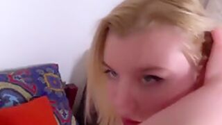 Busty Blonde Licked Ass And Hard Fucked In Mouth With Vira Gold