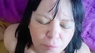 Czech Stepmom Cum Face