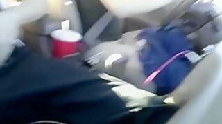 Freckledred - Risky Public Handjob And Cum In Redheads Mouth In Car