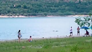 Big Bottomed Cuban Babe Amanda Luxor Picks Up A Guy And Fucks Him For Us At The Lake