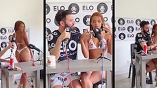 Sexo Picante Con Elo Podscast Y Danveer, Una Entrevista Humeda Y Cachonda Con Una Zorra Latina With Rough Sex