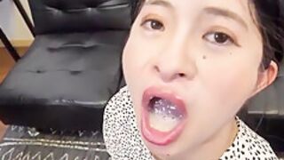 Asian Mom Sucking Cock