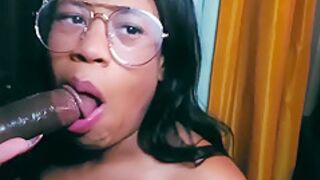 Big Booty Ebony Milf Shanice Deep Throating Dick Getting Her Pussy Pounded