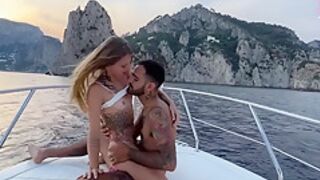 Italian Skipper Fucks American Tourist On His Boat