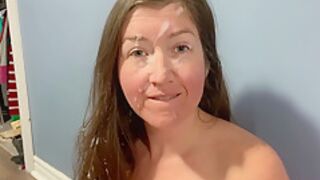 Facial Loving Slut Gets Covered Cumpilation