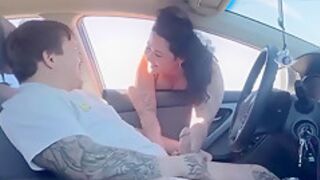 Bbw Josie Fucks A Guy In A Car