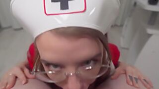 Eden Ivy - We Should Check The Health Of Your Testicles.. - Milking Nurse Visit Pov