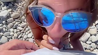 Beautiful Skinny 18yo Teen 18+ Fucks Outdoors With Stranger - Pov Blowjob