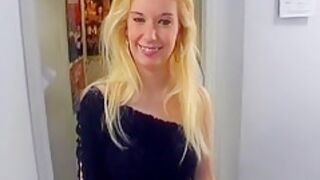 Pretty German Blonde Fucked And Sprayed By Several Dudes - Horny Blonde