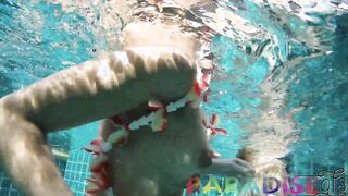 Underwater Pool Threesome